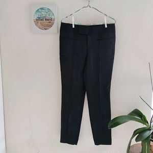 Helmut Lang 💜 Black Shiny Dress‎ Pants Tapered